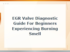 Step-By-Step Egr Valve Diagnostics for