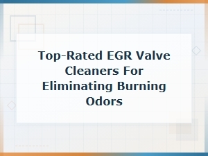 Top-Rated Egr Valve Cleaners for Eliminating Burning Odors and Restoring Performance